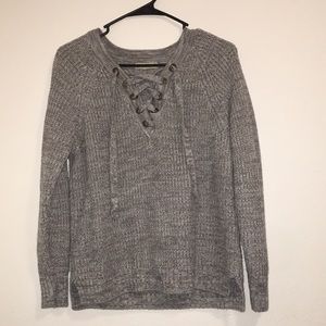 Gray Knit Sweater